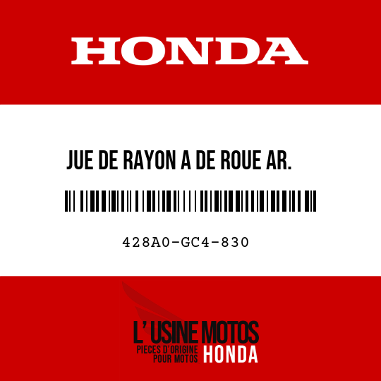 image de 428A0-GC4-830 JUE DE RAYON A DE ROUE AR.