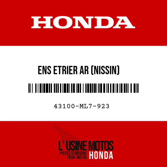 image de 43100-ML7-923 ENS ETRIER AR (NISSIN)