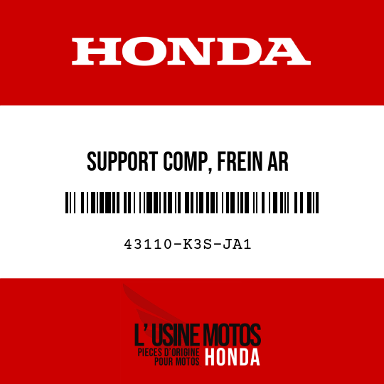 image de 43110-K3S-JA1 SUPPORT COMP, FREIN AR