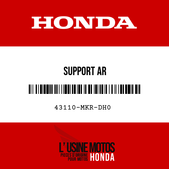 image de 43110-MKR-DH0 SUPPORT AR