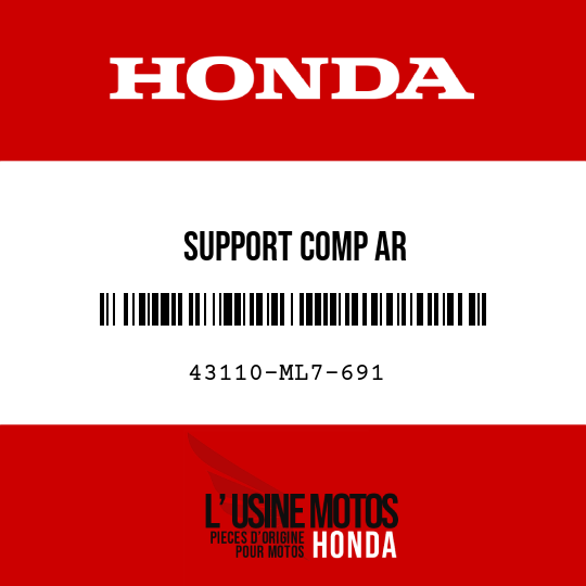 image de 43110-ML7-691 SUPPORT COMP AR