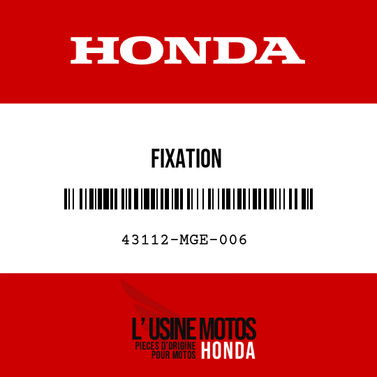 image de 43112-MGE-006 FIXATION
