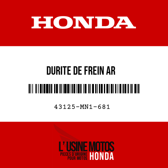 image de 43125-MN1-681 DURITE DE FREIN AR