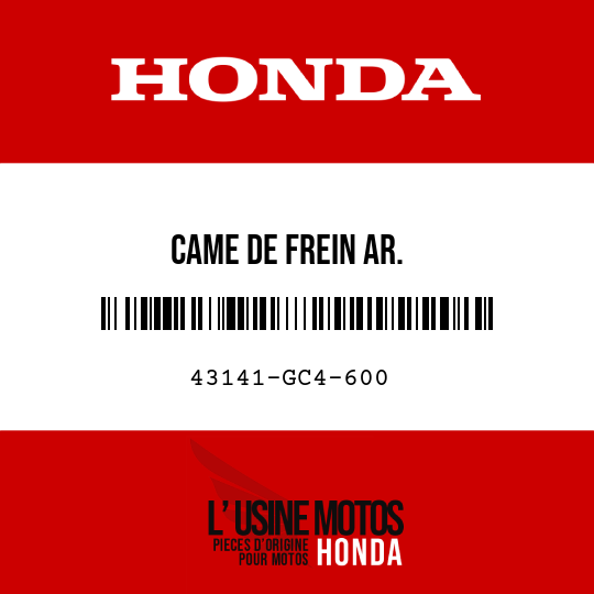 image de 43141-GC4-600 CAME DE FREIN AR.