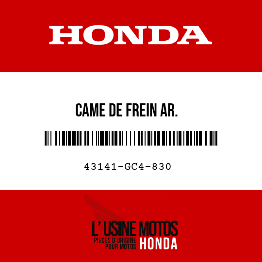 image de 43141-GC4-830 CAME DE FREIN AR.
