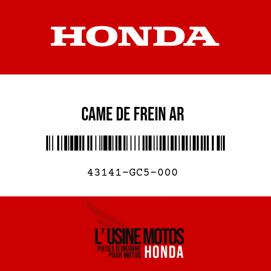 image de 43141-GC5-000 CAME DE FREIN AR