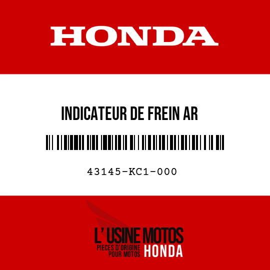 image de 43145-KC1-000 INDICATEUR DE FREIN AR