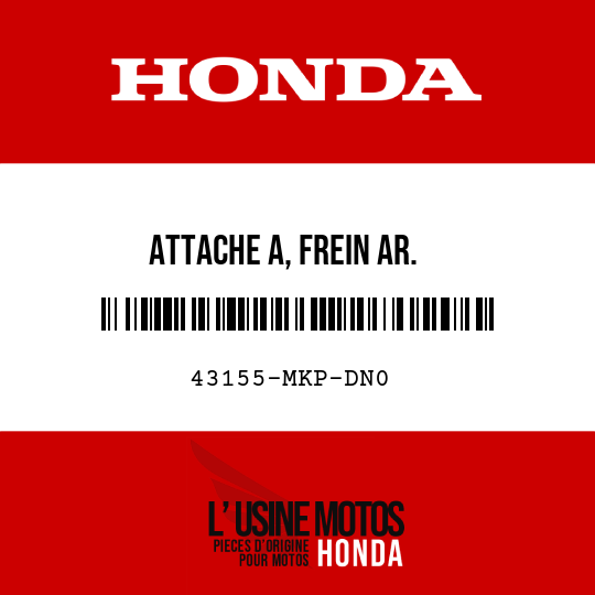 image de 43155-MKP-DN0 ATTACHE A, FREIN AR.
