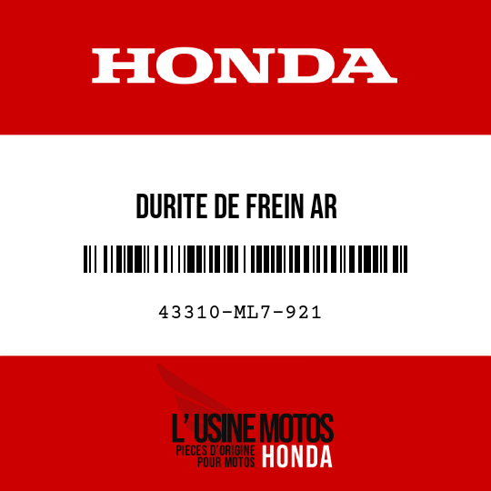 image de 43310-ML7-921 DURITE DE FREIN AR