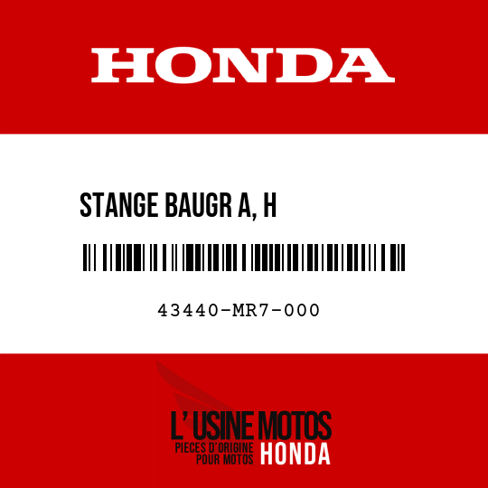 image de 43440-MR7-000 STANGE BAUGR A, H           BREMSMOMENT