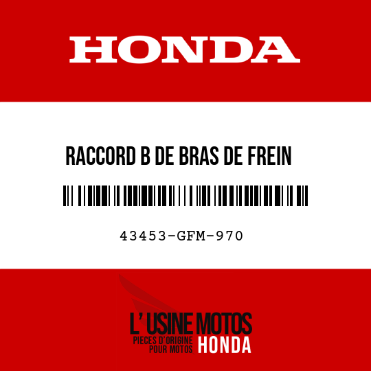 image de 43453-GFM-970 RACCORD B DE BRAS DE FREIN