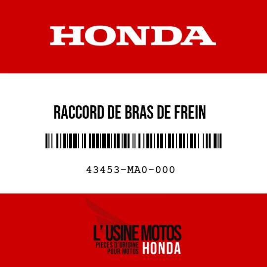 image de 43453-MA0-000 RACCORD DE BRAS DE FREIN