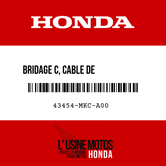 image de 43454-MKC-A00 BRIDAGE C, CABLE DE           DISPOSITIF DE STATIONNEMENT