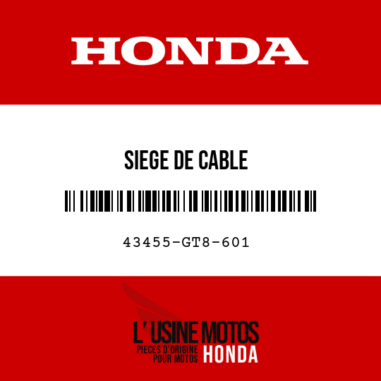 image de 43455-GT8-601 SIEGE DE CABLE