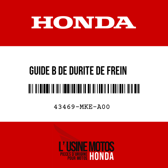 image de 43469-MKE-A00 GUIDE B DE DURITE DE FREIN