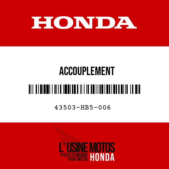 image de 43503-HB5-006 ACCOUPLEMENT