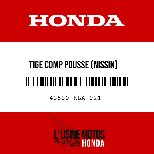 image de 43530-KBA-921 TIGE COMP POUSSE (NISSIN)