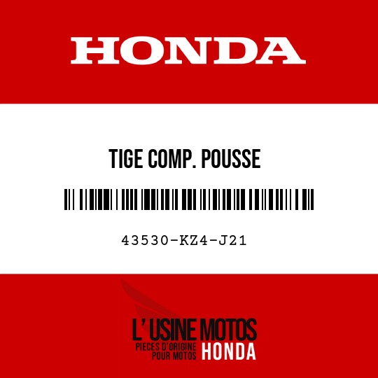 image de 43530-KZ4-J21 TIGE COMP. POUSSE