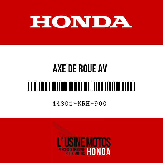 image de 44301-KRH-900 AXE DE ROUE AV