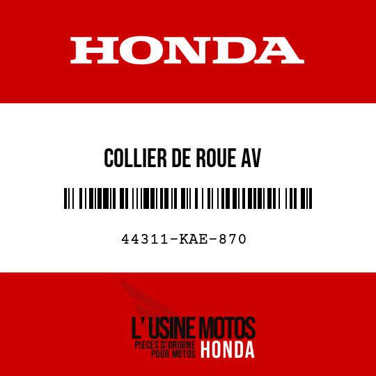 image de 44311-KAE-870 COLLIER DE ROUE AV