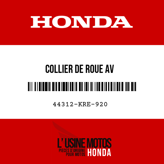 image de 44312-KRE-920 COLLIER DE ROUE AV