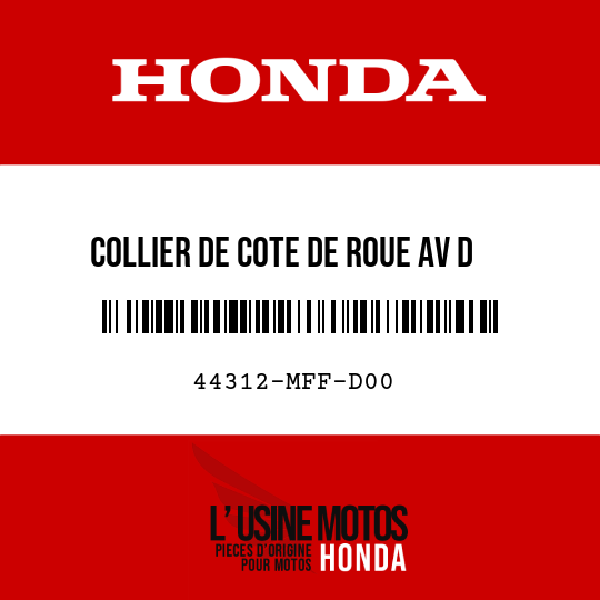 image de 44312-MFF-D00 COLLIER DE COTE DE ROUE AV D