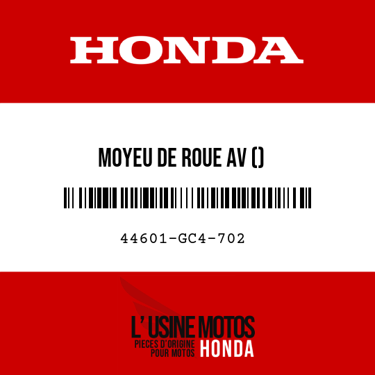 image de 44601-GC4-702 MOYEU DE ROUE AV ()