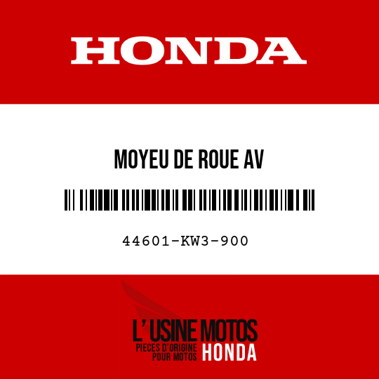 image de 44601-KW3-900 MOYEU DE ROUE AV