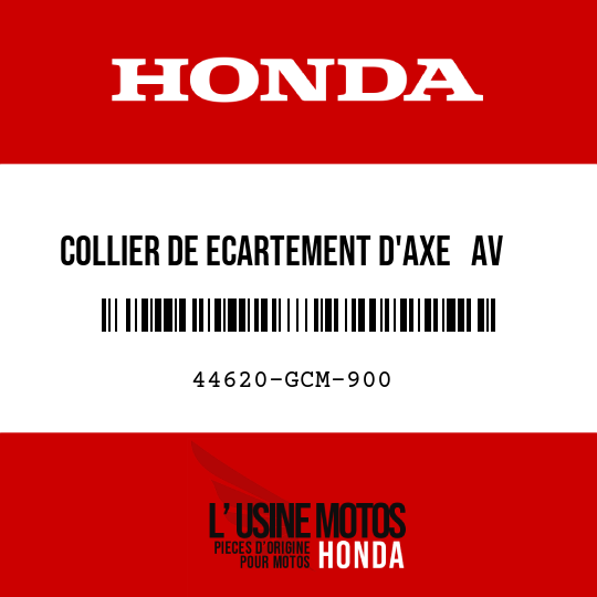 image de 44620-GCM-900 COLLIER DE ECARTEMENT D'AXE   AV