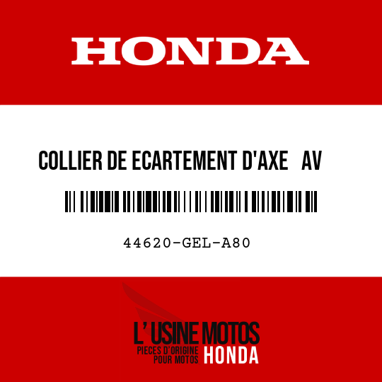 image de 44620-GEL-A80 COLLIER DE ECARTEMENT D'AXE   AV