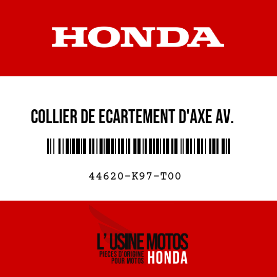 image de 44620-K97-T00 COLLIER DE ECARTEMENT D'AXE AV.