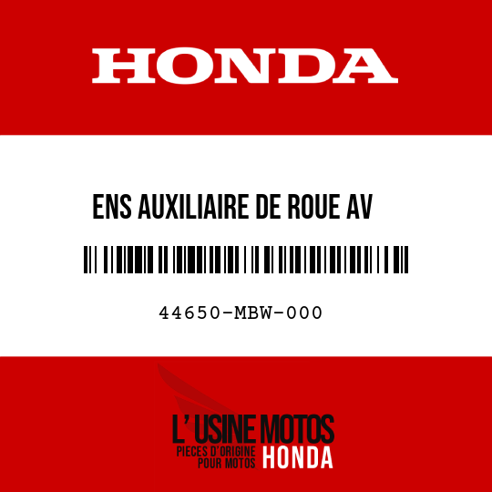 image de 44650-MBW-000 ENS AUXILIAIRE DE ROUE AV