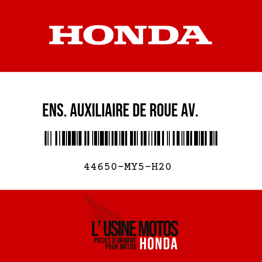 image de 44650-MY5-H20 ENS. AUXILIAIRE DE ROUE AV.