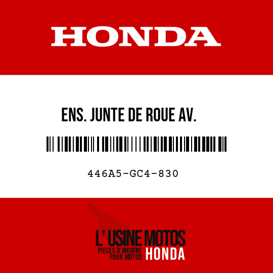 image de 446A5-GC4-830 ENS. JUNTE DE ROUE AV.
