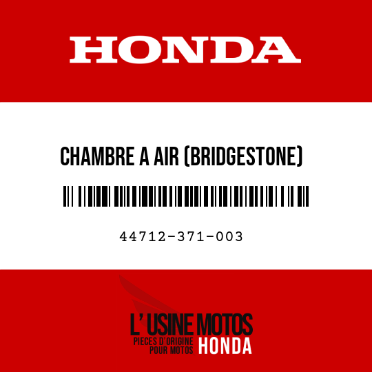 image de 44712-371-003 CHAMBRE A AIR (BRIDGESTONE)