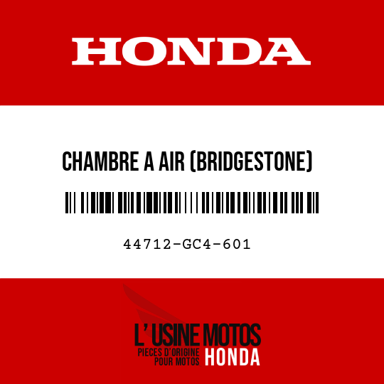 image de 44712-GC4-601 CHAMBRE A AIR (BRIDGESTONE) (70/100-17)