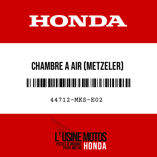 image de 44712-MKS-E02 CHAMBRE A AIR (METZELER)