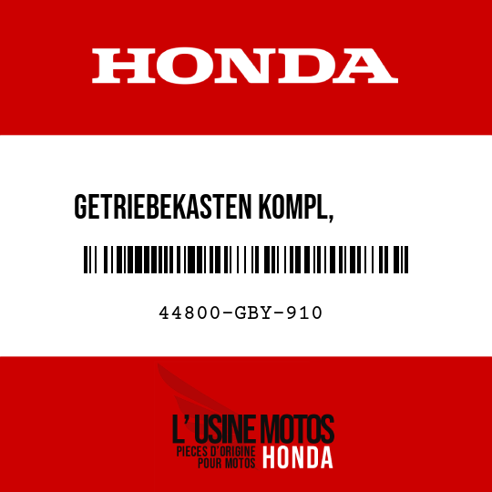 image de 44800-GBY-910 GETRIEBEKASTEN KOMPL,        GESCHWINDIGKEITSMESSER