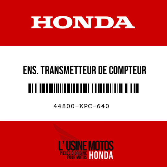 image de 44800-KPC-640 ENS. TRANSMETTEUR DE COMPTEUR VITESSE