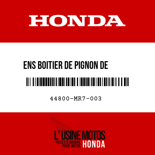 image de 44800-MR7-003 ENS BOITIER DE PIGNON DE     COMPTEUR DE VITESSE