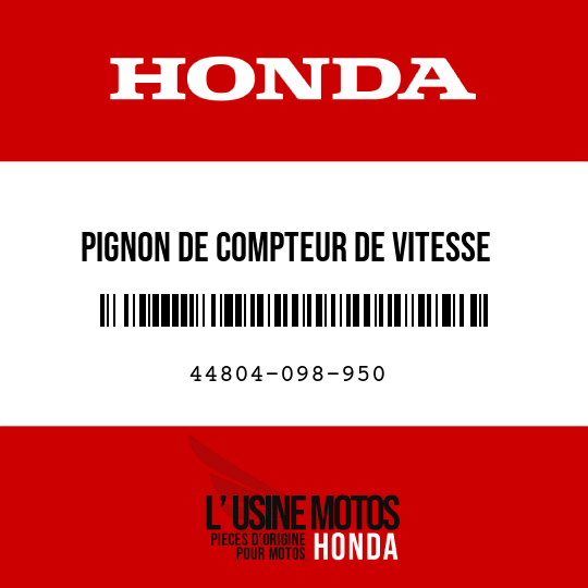 image de 44804-098-950 PIGNON DE COMPTEUR DE VITESSE