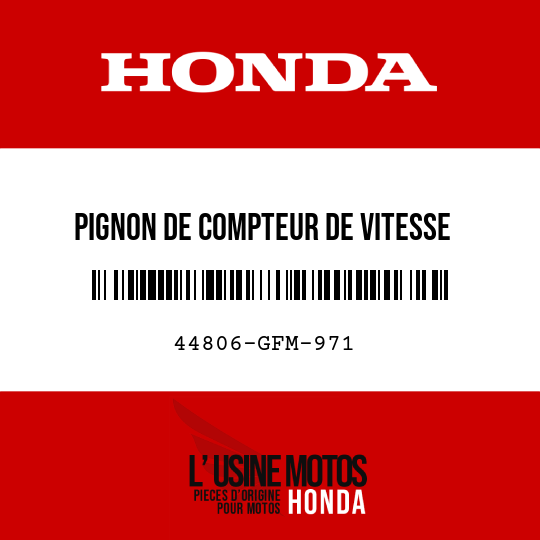 image de 44806-GFM-971 PIGNON DE COMPTEUR DE VITESSE