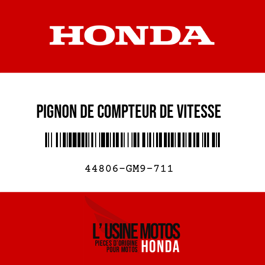 image de 44806-GM9-711 PIGNON DE COMPTEUR DE VITESSE