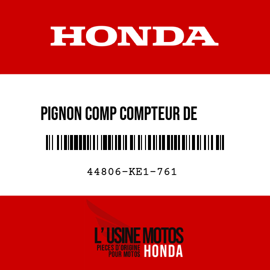 image de 44806-KE1-761 PIGNON COMP COMPTEUR DE      VITESSE