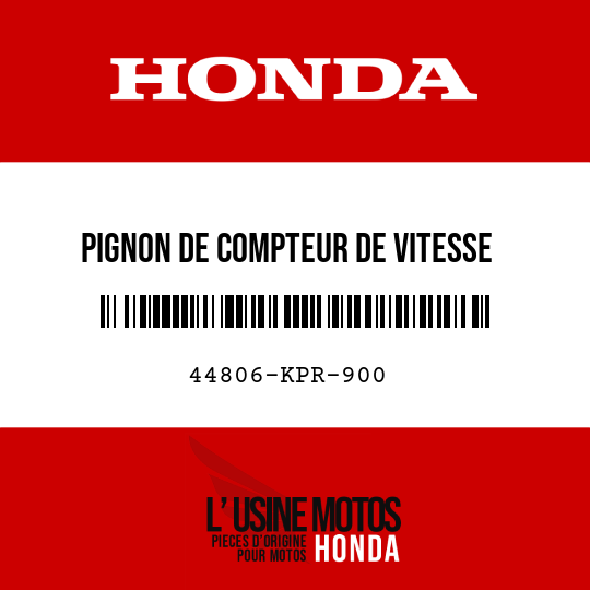 image de 44806-KPR-900 PIGNON DE COMPTEUR DE VITESSE