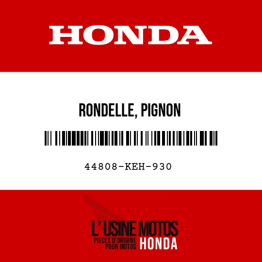 image de 44808-KEH-930 RONDELLE, PIGNON