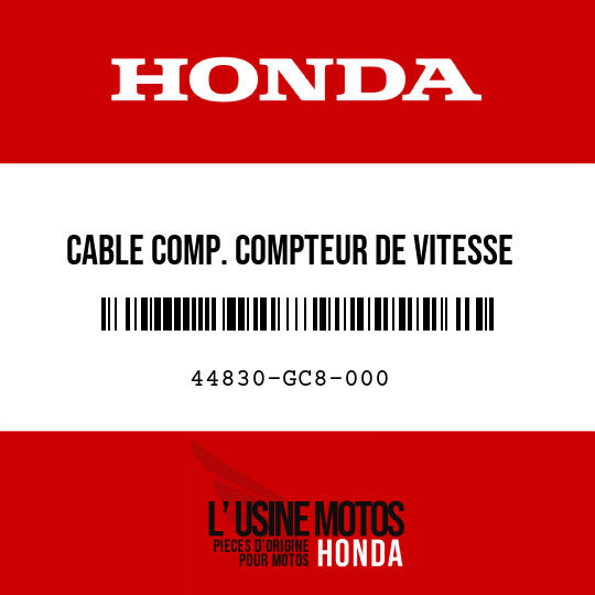 image de 44830-GC8-000 CABLE COMP. COMPTEUR DE VITESSE