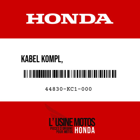 image de 44830-KC1-000 KABEL KOMPL,                 GESCHWINDIGKEITSMESSER