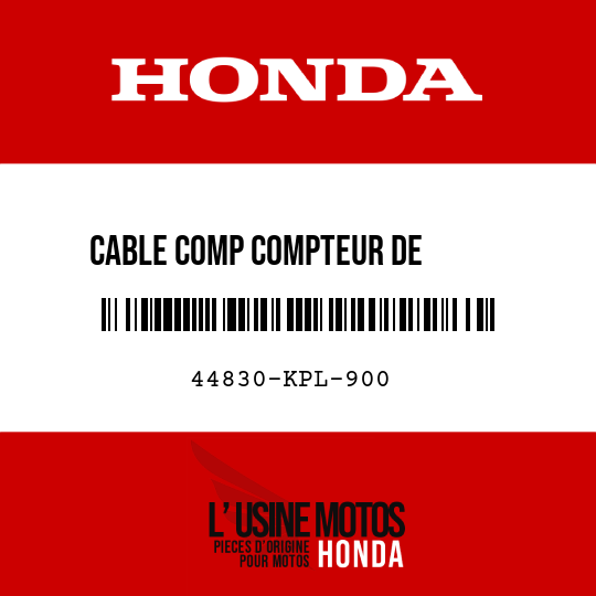 image de 44830-KPL-900 CABLE COMP COMPTEUR DE VITESSE