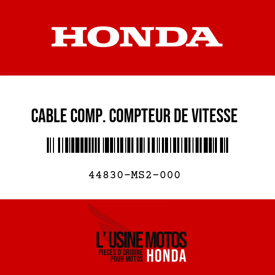 image de 44830-MS2-000 CABLE COMP. COMPTEUR DE VITESSE
